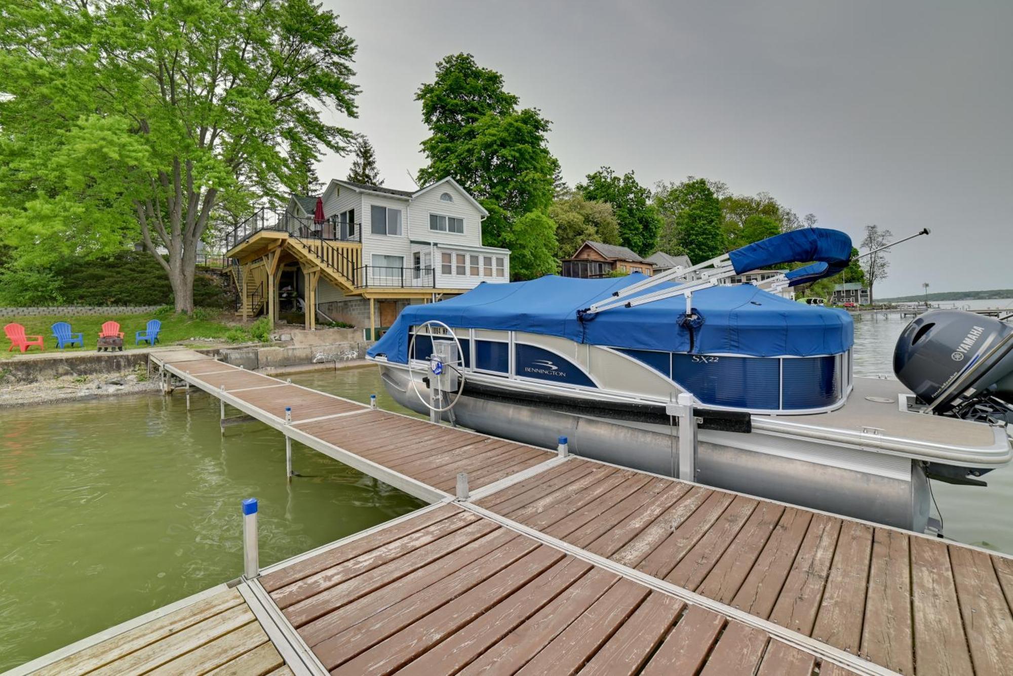 Cayuga Lake Retreat In Seneca Falls With Dock! Екстериор снимка