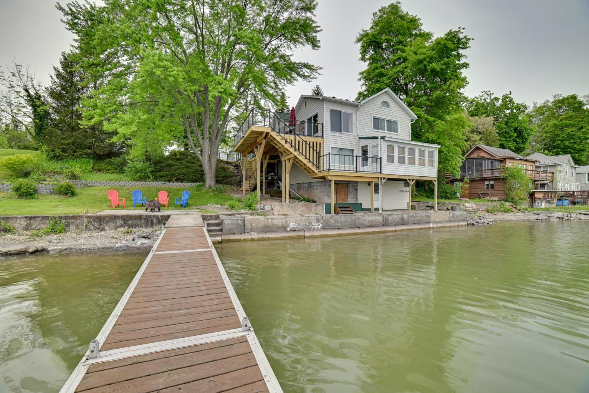 Cayuga Lake Retreat In Seneca Falls With Dock! Екстериор снимка
